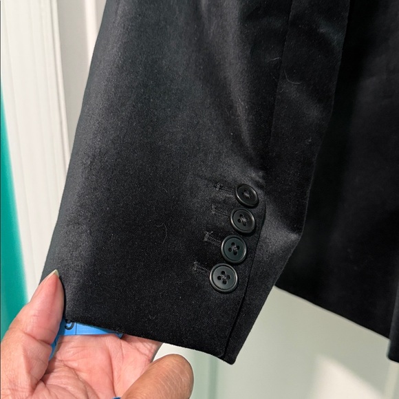 J. Crew Madelyn Blazer in Black Velvet - Picture 7 of 8